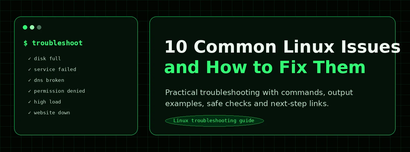 10 common Linux issues and how to fix them banner