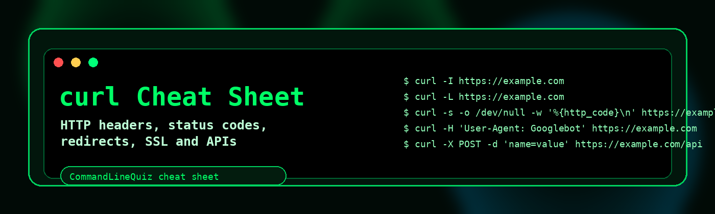 curl Cheat Sheet banner