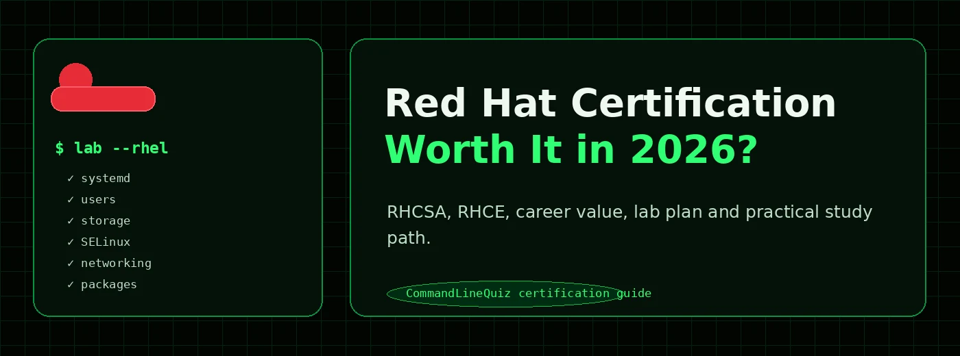 Red Hat certification worth it in 2026 banner